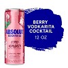 Absolut Berry Vodkarita Sparkling Vodka Cocktail - 4pk/355ml Cans - 3 of 4