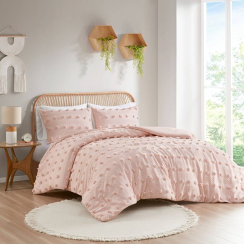 Full/queen Pom Kids' Comforter Set Pink - Pillowfort™ : Target