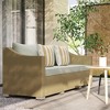 Outsunny 3 Seater Patio Wicker Sofa, Outdoor Furniture Rattan Couch with Cushions, Throw Pillows, for Garden, Backyard, Porch - 3 of 4