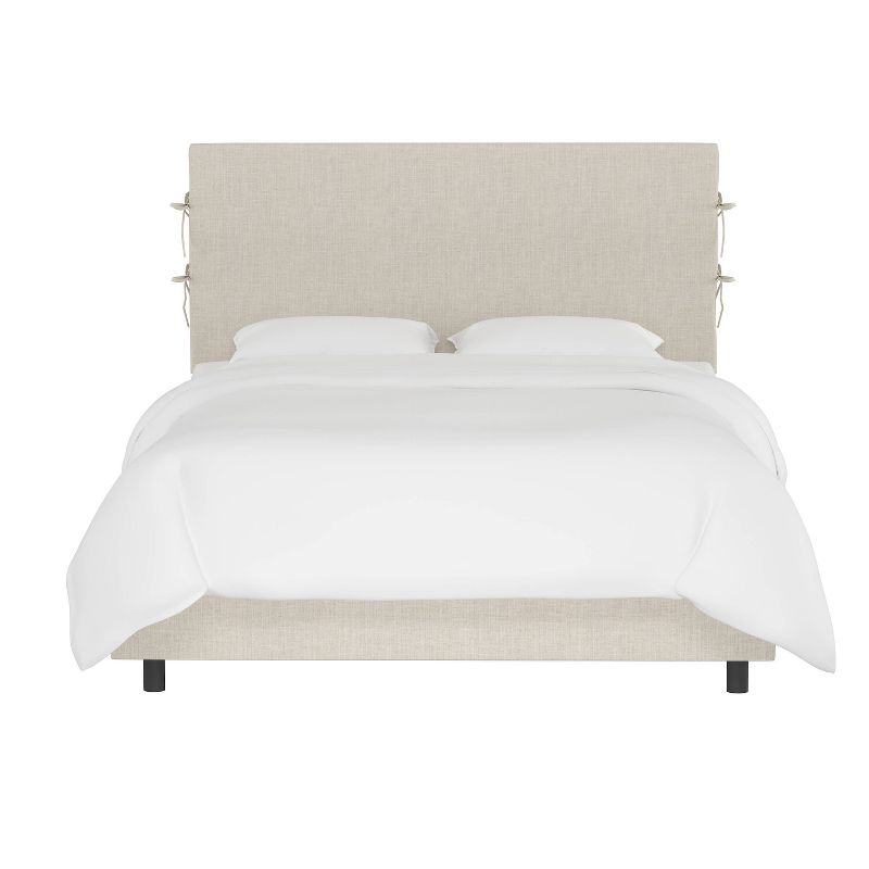 Skyline Furniture Meridan Slipcover Linen Bed, 1 of 6