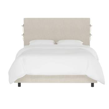 Skyline Furniture Meridan Slipcover Linen Bed