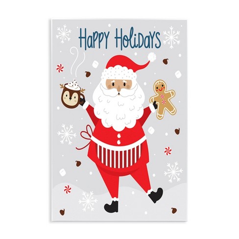 Stupell Industries Santa with Cocoa & Cookie, 13'' x 19'' - image 1 of 4