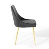 Modway Viscount Performance Velvet Dining Chairs - Set of 2 - 4 of 4