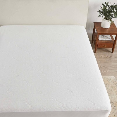 Isla Jade King TENCEL Lyocell Waterproof Mattress Protector King White White