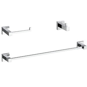 Elegant Lighting Isla 3-Piece Bathroom Hardware Set - 1 of 4