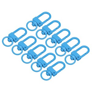 Unique Bargains DIY Craft Key Organization Lobster Claw Lanyard Swivel Clasps 1.3" x 0.51" 16 Pcs - 1 of 4