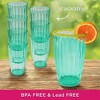 Kate Aspen Plastic Tumblers Set of 8 – Dishwasher Safe Acrylic Cups - BPA-Free Reusable Drinkware - 4 of 4