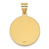 Black Bow Jewelry 14k Yellow Gold Hollow St. Kateri Medal Pendant, 19mm (3/4 Inch) - 3 of 4