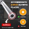 FDW 7Ft Olympic Barbell Powerfit Equipment Weight Bar for Athletes and Fitness Enthusiasts - 4 of 4