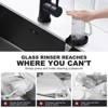 WOWOW Windmill Fan Blade Sink Glass Rinser for Kitchen Sink in Brushed Nickel - 2 of 4