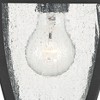 John Timberland Beaufort Vintage Outdoor Wall Light Fixtures Set of 2 Black Motion Sensor Dusk to Dawn 12" Clear Seedy Glass for Exterior - 3 of 4
