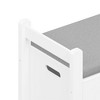GlasFlength Decorative Storage Cabinets Farmhouse Modern Style，Ample Storage, Sturdy Build，Natural with Spaious Compartment，White, 35"*15"*19.3" - 4 of 4