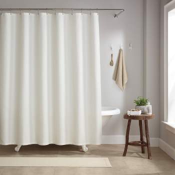 Host & Home Poly Shower Curtain Set 72x72 Raindrop Pattern