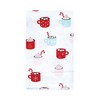 Hudson Baby Infant Girl Cotton Flannel Burp Cloths, Hot Cocoa, One Size - 3 of 4