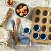 12ct Silicone Baking Cups Blue - Figmint™ : Target