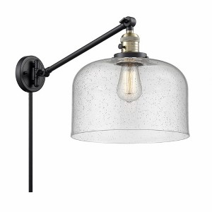 Bell - 1 Light Swing Arm Wall Sconce In Industrial Style-13 Inches Tall and 12 Inches Wide - 1 of 1