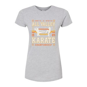 Women's - The Karate Kid - All Valley Karate Champion Fitted Graphic T-Shirt - 1 of 2