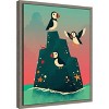 Amanti Art Puffin Rock by Michael Buxton Canvas Wall Art Print Framed 16 x 20-in. - 3 of 4