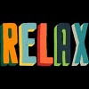 Boy's Design By Humans Relax Color Block Letters By radiomode T-Shirt - image 2 of 2