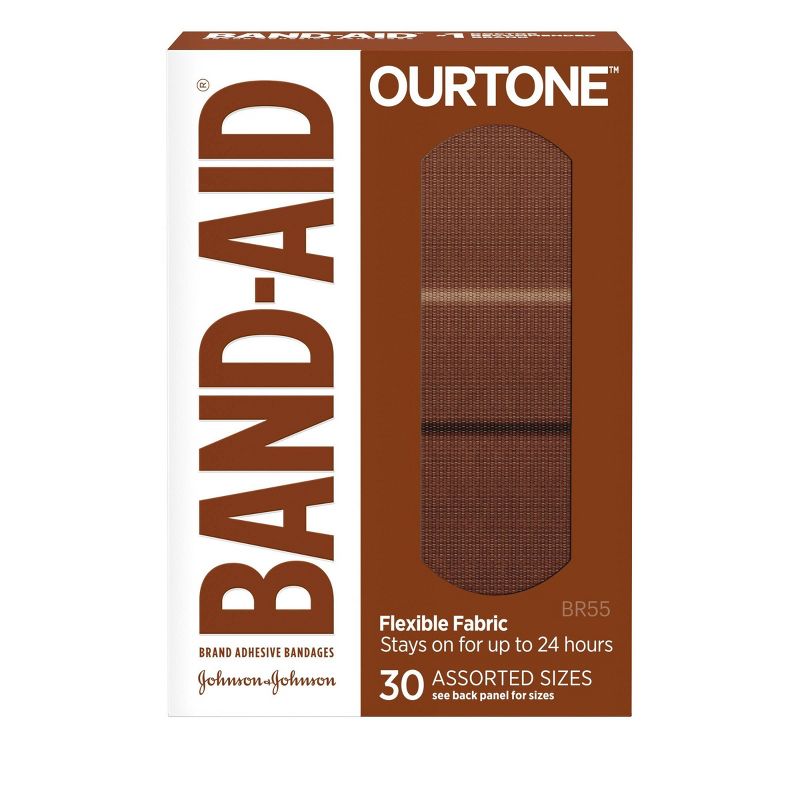Band-Aid Ourtone Assorted Adhesive Bandages - BR55 - 30ct, 1 of 14