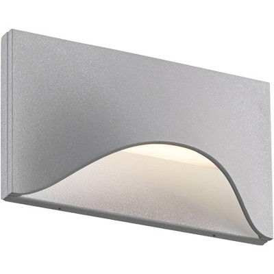 Sonneman Tides 4 1/2" High Textured Gray LED Outdoor Wall Light