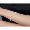 Designs By Gioelli Sterling Silver Created Opal Tennis Bracelet - 3 of 3