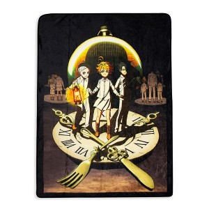 Just Funky The Promised Neverland Fleece Throw Blanket | 45 x 60 Inches - 1 of 4