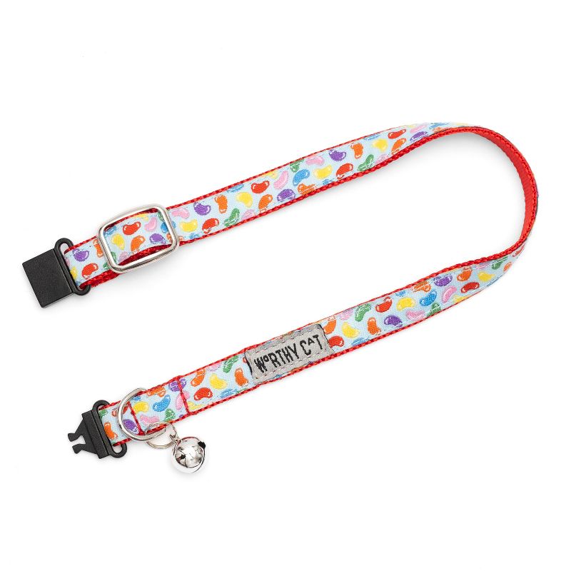 The Worthy Dog Jelly Beans Breakaway Adjustable Cat Collar, 3 of 4