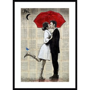 Amanti Art Magical Rain by Loui Jover Wood Framed Wall Art Print - 1 of 4