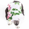 Pet Life Botanic Bark Floral Uv Protectant Adjustable Fashion Dog Hat Cap, LG, White - 4 of 4