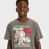 Boys' Five Nights at Freddy's Oversized Short Sleeve Graphic T-Shirt - Gray - 2 of 4