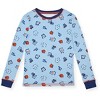 Sleep On It Boys 2-Piece Super Soft Jersey Long Sleeve Snug-Fit Pajama Set - 2 of 4