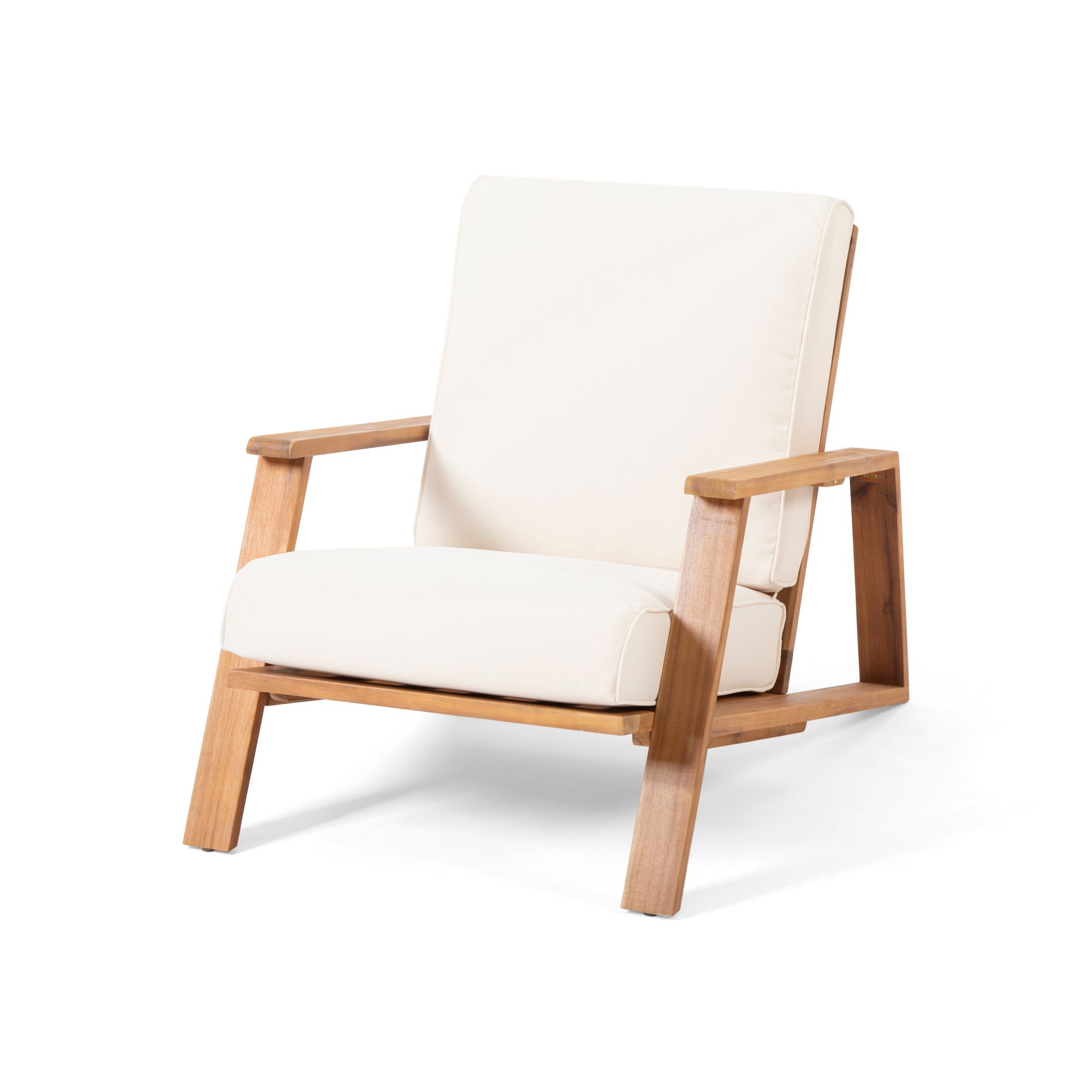 Dexmalle Acacia Wood Club Chair