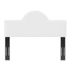 Modway Dawn Headboard - White Performance Velvet Upholstered King/California King Headboard with Vertical Tufting - 3 of 4