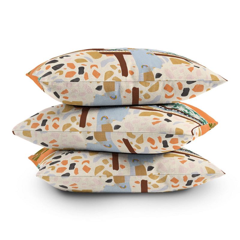 Alja Horvat There Is Always Sunshine Outdoor Throw Pillow Orange - Deny Designs, 4 of 5