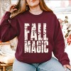 Fall Magic Block Distressed - Women's Graphic Sweatshirt - 3 of 4