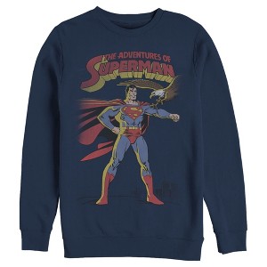 Men's Superman Patriotic Adventures Sweatshirt - 1 of 3