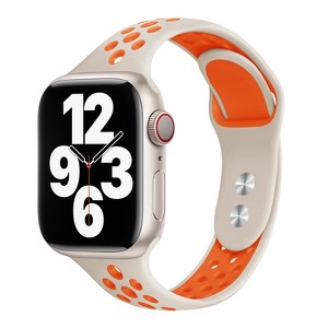 HTUTWOOO Compatible with Apple Watch Band 45mm 44mm 46mm 42mm 49mm Ultra 2,Soft Silicone Sport Bands Wristband Replacement Strap for iWatch SE Series - 1 of 4