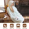 Tirrinia Fleece Blanket Hoodie Sweatshirt for Womens, Oversized Wearable Blanket Pullover with Hooded, One Size, Cozy Gift for Her - 4 of 4