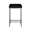 Meridian Furniture,Nicola Black Vegan Leather Stool, Set of 2 - 2 of 4