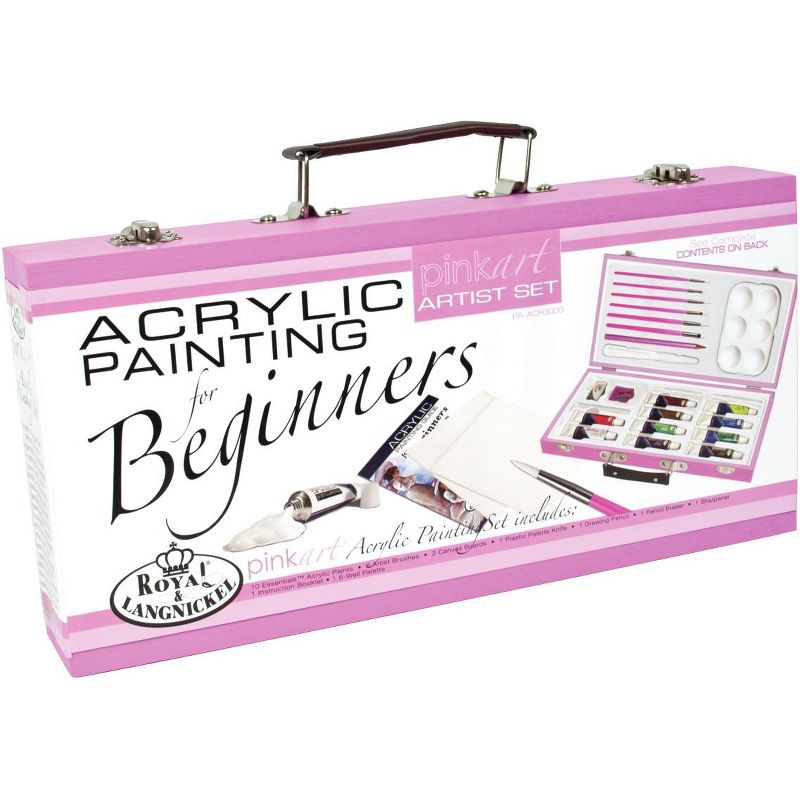 Royal & Langnickel(R) Pink Art Artist Set For Beginners-Acrylic Painting, 2 of 4