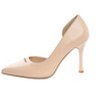 bebe Womens' Stiletto Heels - Pointed Toe Dress Pumps with Logo Vamp Detail - 3 of 4