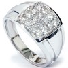 Pompeii3 1 cttw Diamond Mens Ring 10k White Gold - 3 of 4