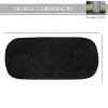10"x22" Waterford Collection Black Cotton Tufted Bath Rug - Home Weavers - 3 of 4