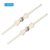 Unique Bargains Bowtie Copper Clip for Fastening Chandelier Crystal Lamp 150 Pcs - 3 of 4