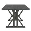 CAVINAS Dining Table Set for 6 Kitchen Table Wood Dining Table Set with Trestle Legs 4 Upholstered Dining Chairs and Bench for Dining Room - 4 of 4