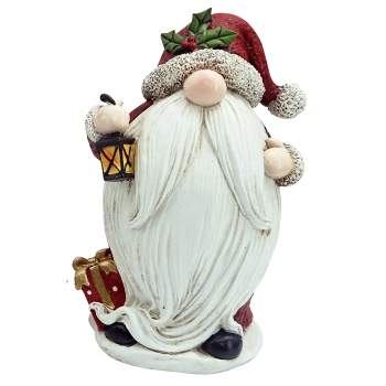 Transpac Resin 8.25 in. Multicolored Christmas Chunky Gnome Figurine