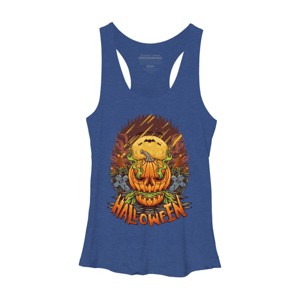 Women's Design By Humans halloween By arjanaproject Racerback Tank Top - 1 of 3