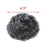 Unique Bargains Stainless Steel Round Scouring Pad Silver - 2 of 4