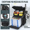 Cooler Fishing Backpack with Rod Holders 45L Large Water-resistant Fishing Tackle bag Store Fishing - 4 of 4